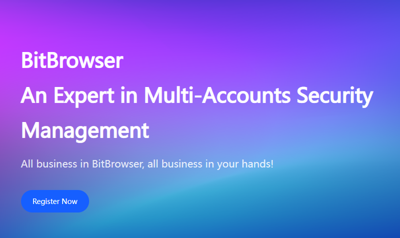 Bitbrowser anti-detect browser 
